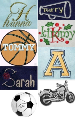 Custom Embroidery Examples